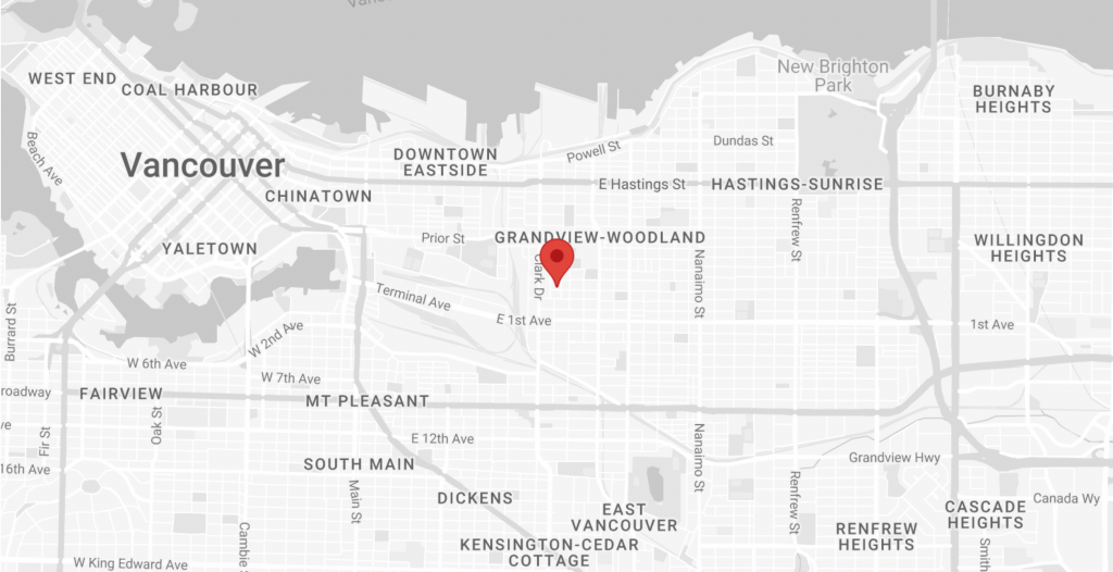 Map of IKOMED Technologies Inc. at #201-1375 McLean Dr. Vancouver, BC V5L 3N7, Canada