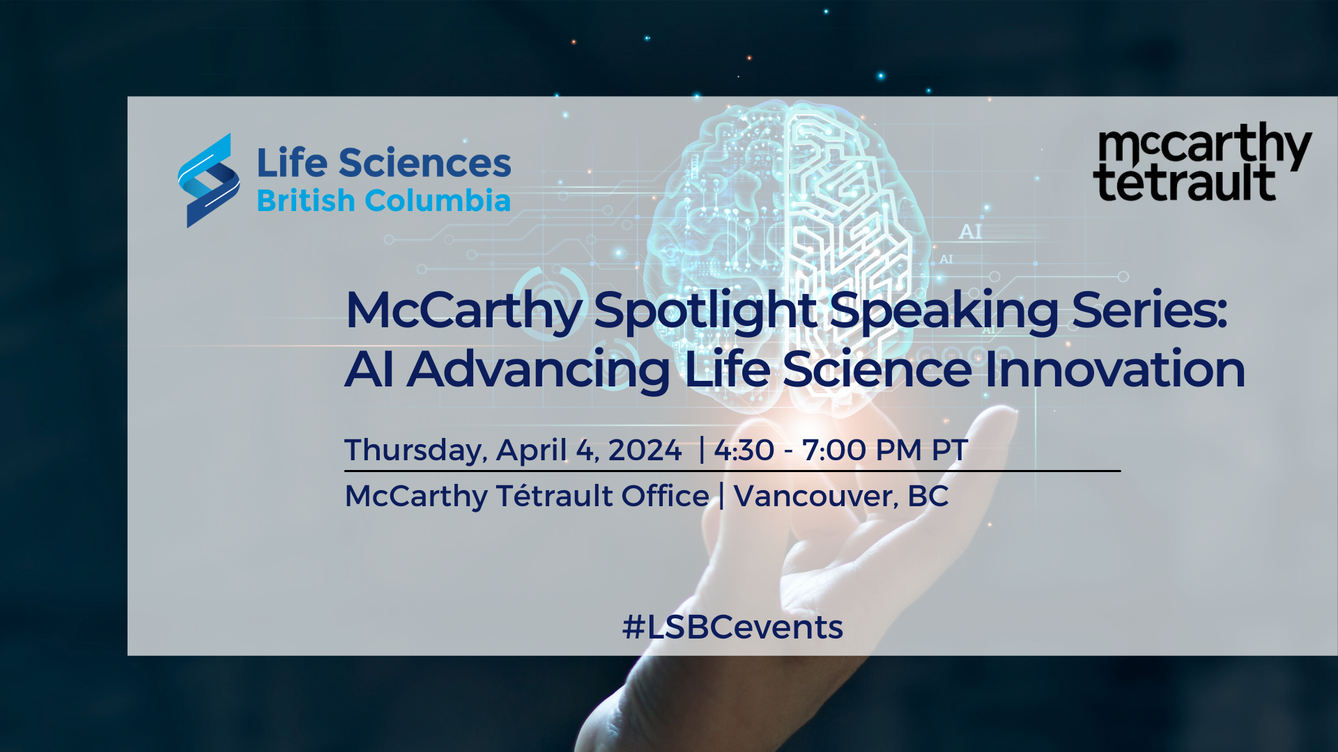 IKOMED at the Life Sciences BC McCarthy Spotlight Series on April 11th ...